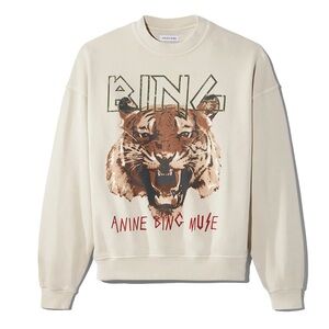 Anine Bing Tiger Graphic Sweater - Sz. S